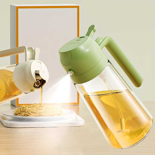 2 in 1 Oil Sprayer and Oil Dispenser Bottle (500ml)
